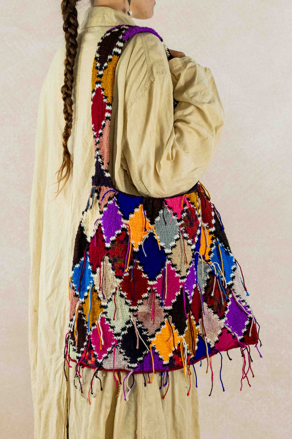 Fringed Diamond Pattern Bilum