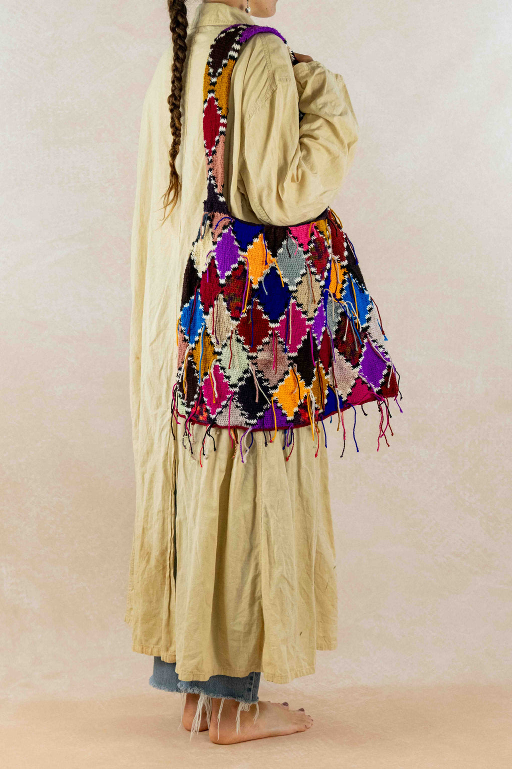 Fringed Diamond Pattern Bilum